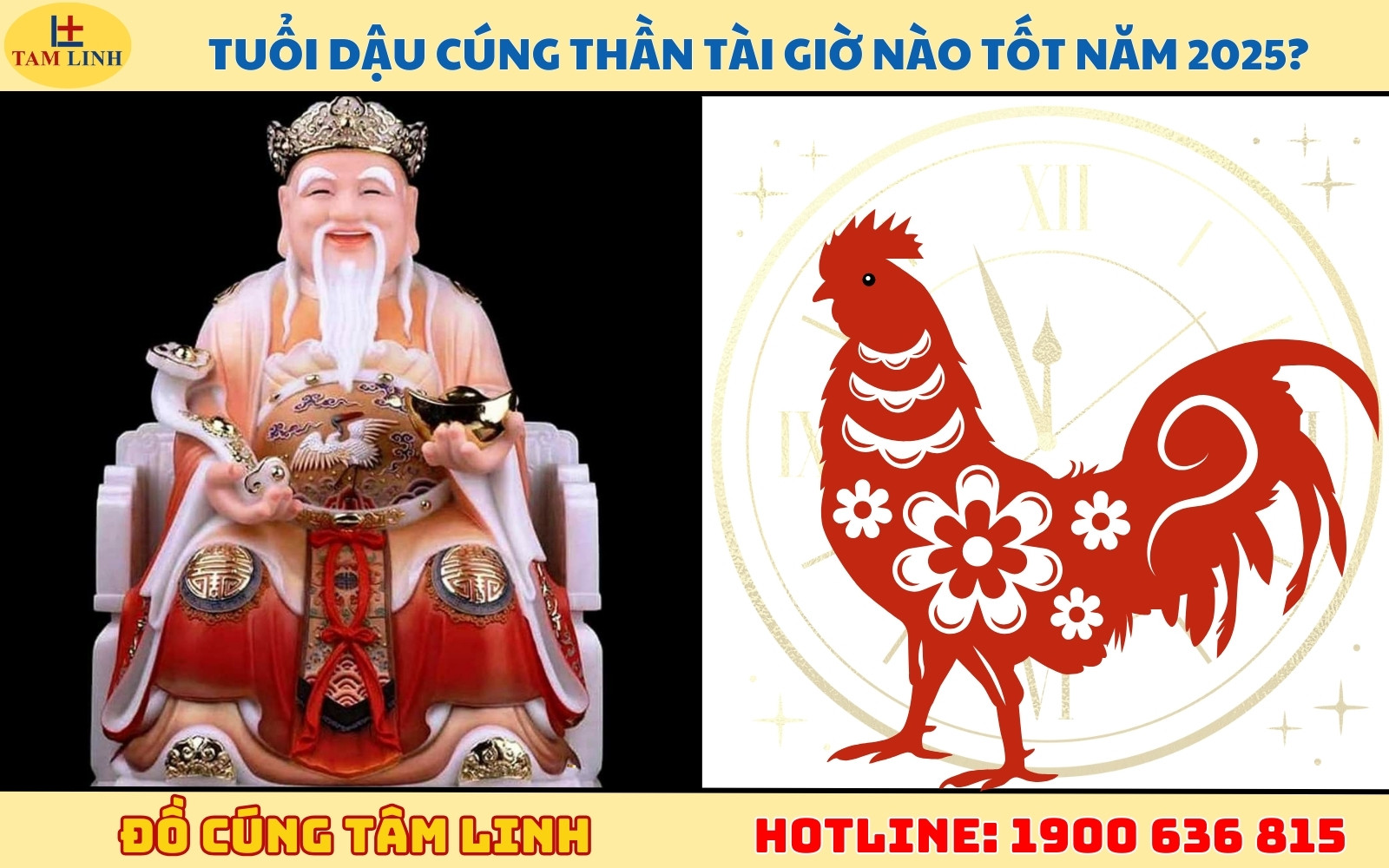 Tuổi Dậu cúng Thần Tài giờ đẹp