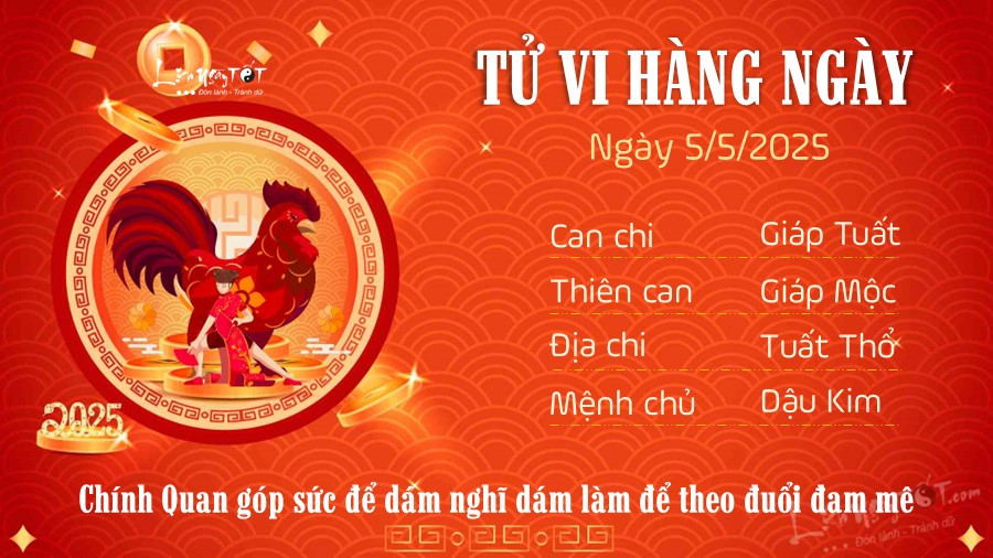 Tuổi Dậu được quý nhân phù trợ trong ngày 5/5/2025