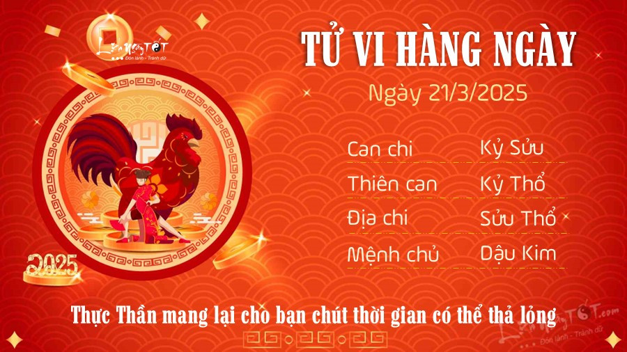 Tuổi Dậu tình duyên rộn ràng, may mắn tài lộc trong tử vi ngày 21