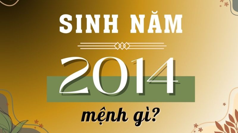 Tuổi Giáp Ngọ 2014 thuộc mệnh Kim, Sa Trung Kim