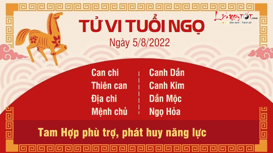 Tuổi Ngọ phát huy năng lực trong tử vi ngày 5 tháng 8