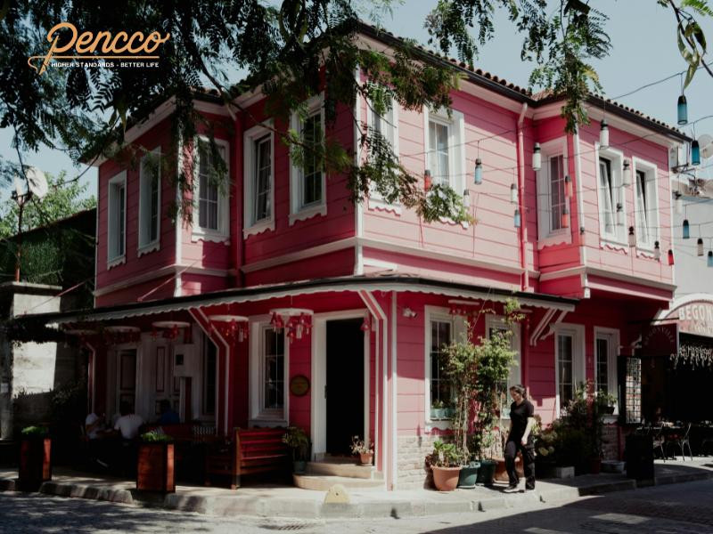 Tuổi Thân mệnh Hỏa nên sơn nhà màu hồng nhạt hoặc cam pastel để thu hút năng lượng