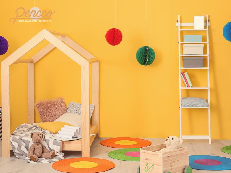 Tuổi Thân mệnh Thổ nên sơn nhà màu vàng và nâu
