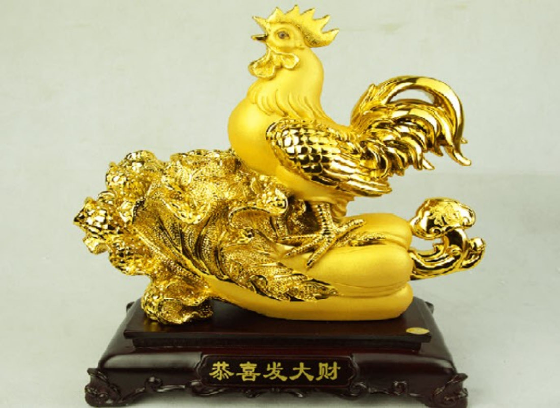 Tượng Gà phong thủy hóa giải sát khí