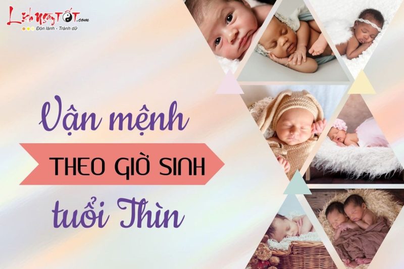 Vận mệnh bé Giáp Thìn 2024 theo giờ sinh tốt