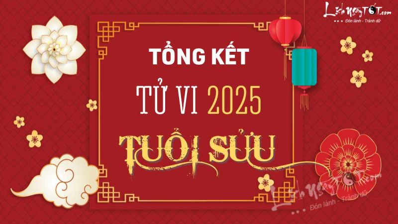 Vận trình tử vi năm 2025 tuổi Đinh Sửu