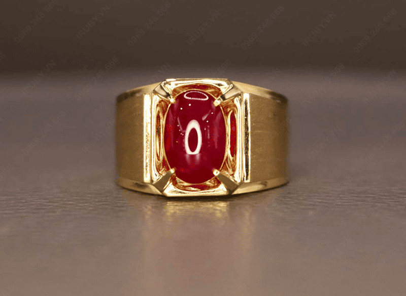 Vật phẩm phong thủy Ruby hóa giải vận hạn, tăng cường tử vi vận số cho nam Tân Sửu