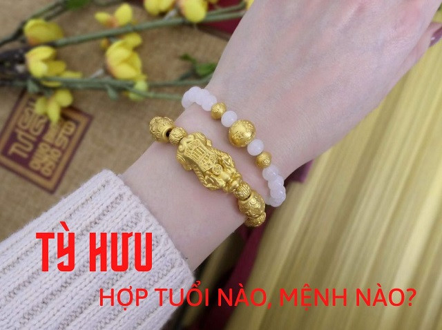Vòng tay Tỳ Hưu vàng