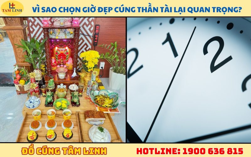Ý nghĩa việc chọn giờ đẹp cúng Thần Tài