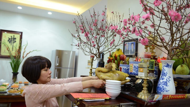 Bài văn khấn lễ cúng tất niên được in rõ ràng