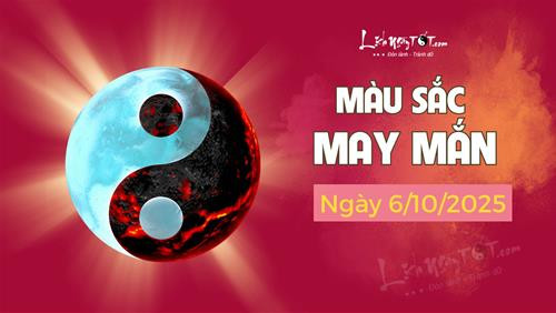 Bảng màu sắc may mắn theo phong thủy, giúp bạn chọn lựa trang phục hợp mệnh trong tử vi 30/12 lịch ngày tốt.
