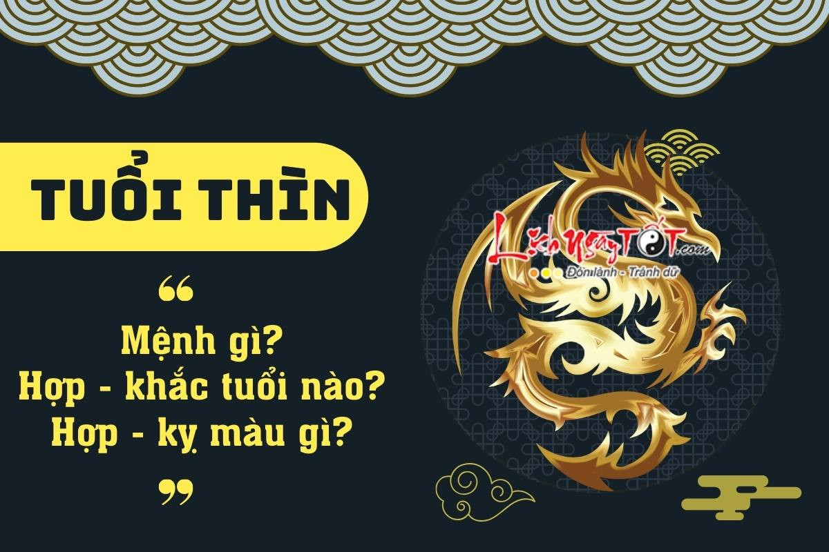 Bảng tổng hợp các mệnh theo tuổi Thìn