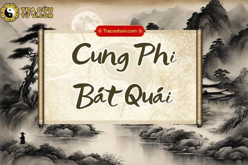 Bát Quái đồ giải thích Cung Phi khi xem tuổi con hợp với bố mẹ