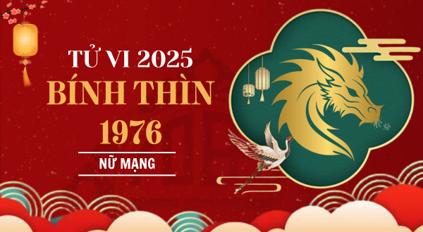 Biểu đồ lá số tử vi tuổi Bính Thìn nữ 2025, cho thấy các cung mệnh và sao chiếu