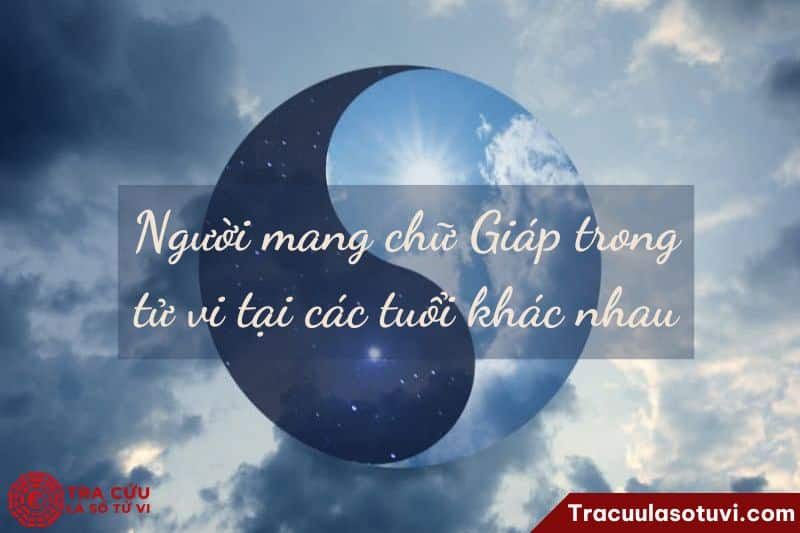 Biểu đồ tương sinh tương khắc của thiên can Giáp trong ngũ hành