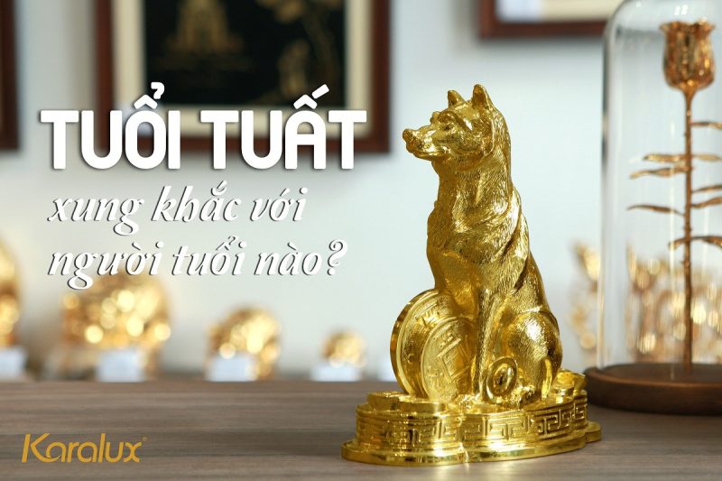 Biểu tượng con chó đại diện cho tuổi Tuất cùng với các con giáp khác, minh họa cho sự tương hợp và xung khắc trong phong thủy, giúp bạn hiểu rõ Tuất hợp với tuổi nào.
