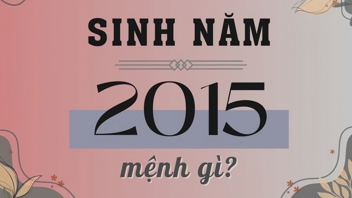 Biểu tượng ngũ hành Kim mệnh cho người sinh năm 2015