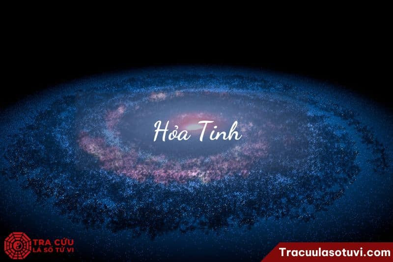 Biểu tượng sao Hỏa Tinh, một trong các hung tinh của Lục Sát Tinh