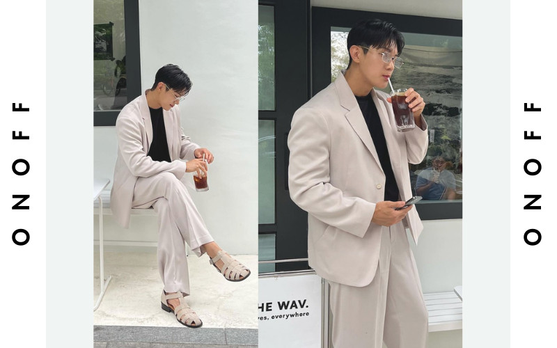 blazer phối sơ mi nam tuổi 40