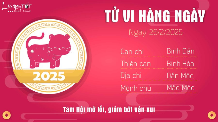 Bói vận mệnh tuổi Mão ngày 26 tháng 2