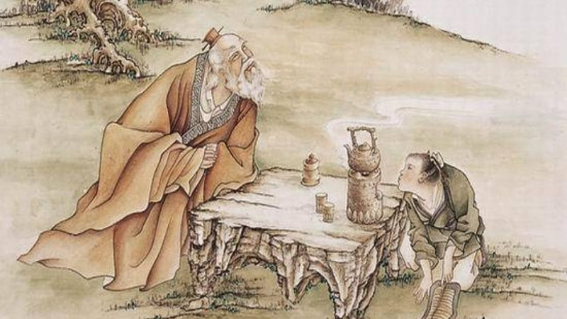 Bức tranh phong thủy miêu tả cung Tử Tức trong lá số tử vi với các yếu tố huyền bí