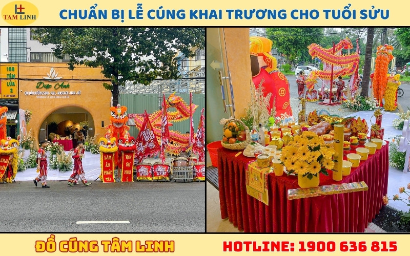 Các lễ vật cúng khai trương quan trọng cho gia chủ tuổi Sửu
