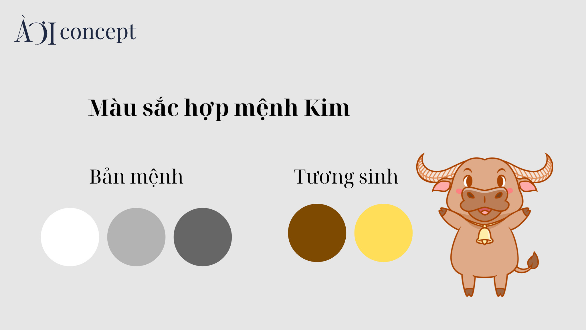 Các màu sắc hợp tuổi Ất Sửu