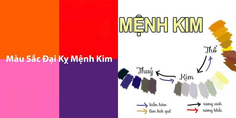 Các màu sắc nên tránh đối với người tuổi Tỵ mệnh Kim bao gồm đỏ, cam, hồng, tím