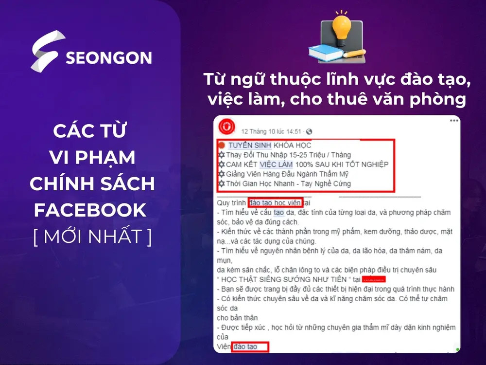Cần cẩn trọng khi quảng cáo lĩnh vực đào tạo, việc làm và bất động sản trên Facebook