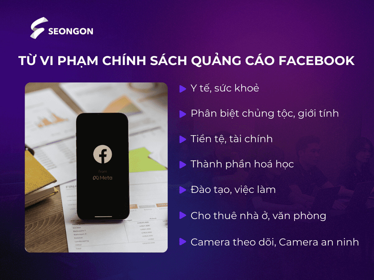 Cần check từ vi phạm chính sách Facebook kỹ lưỡng để tránh các từ cấm trong quảng cáo