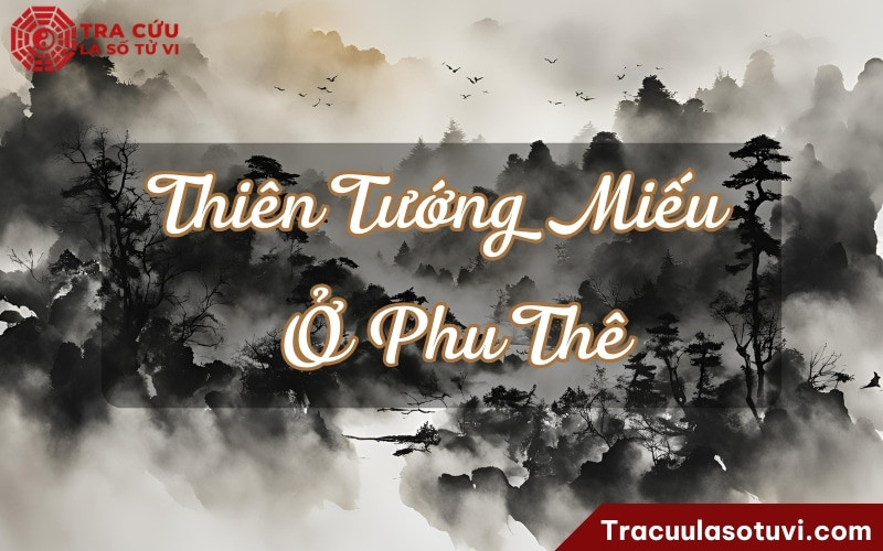 Cặp đôi hạnh phúc dưới ảnh hưởng miếu địa của cung Phu Thê có Tử Vi Thiên Tướng