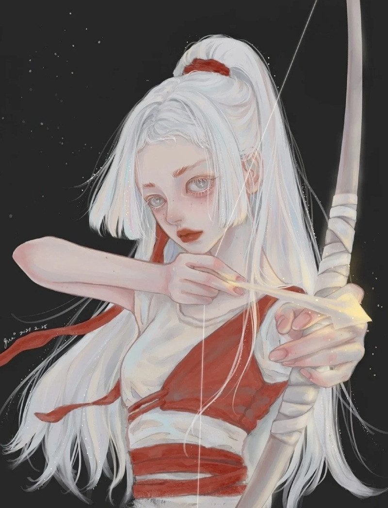 Cô gái anime Xử Nữ với vẻ đẹp tinh tế và chu đáo