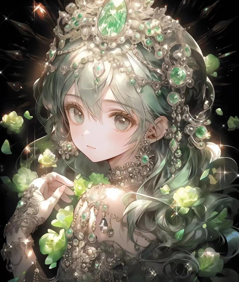 Cô gái Bạch Dương anime với năng lượng dồi dào và tự tin