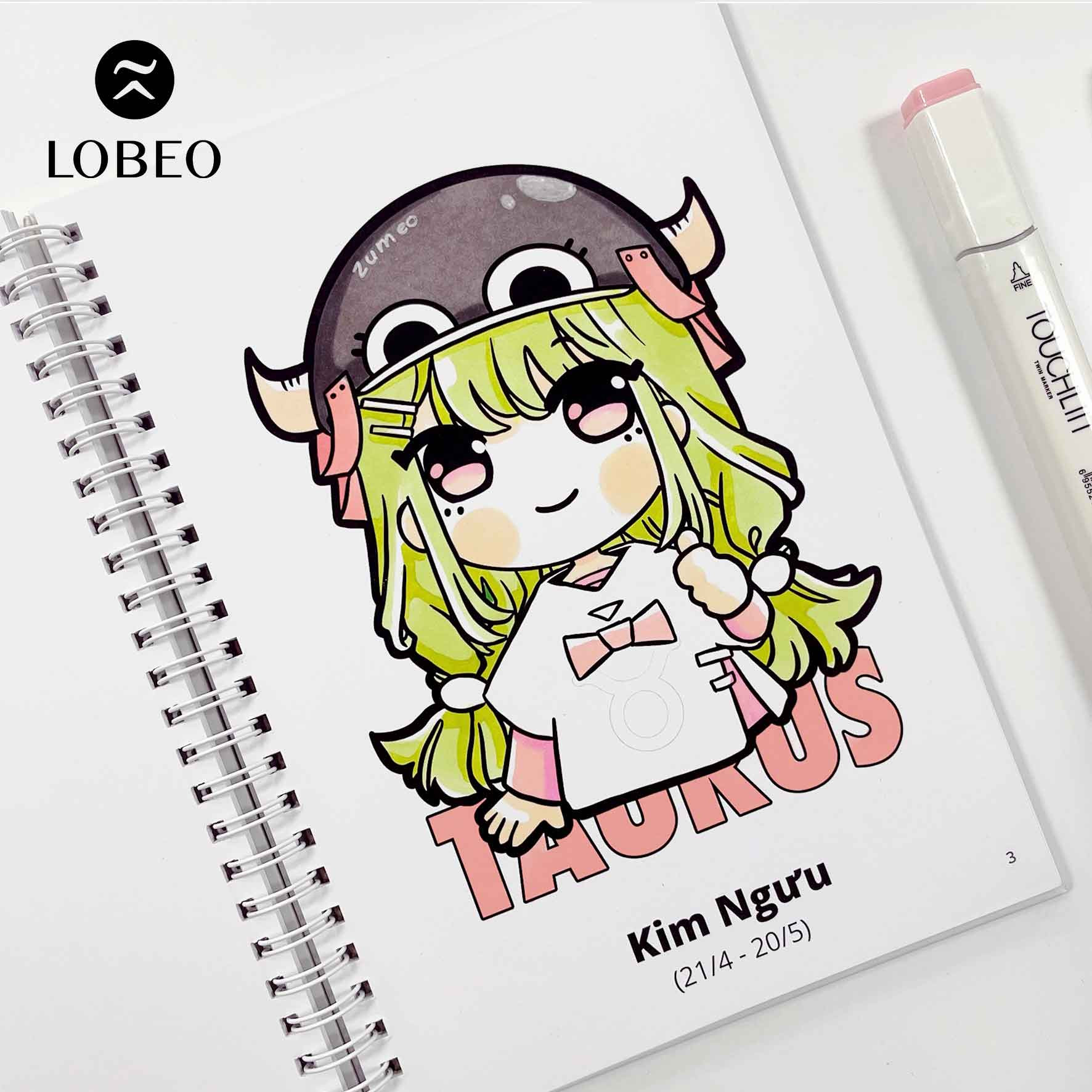 Cô gái chibi với bộ cung tên, thể hiện sự mạnh mẽ và khám phá của 12 cung hoàng đạo nữ