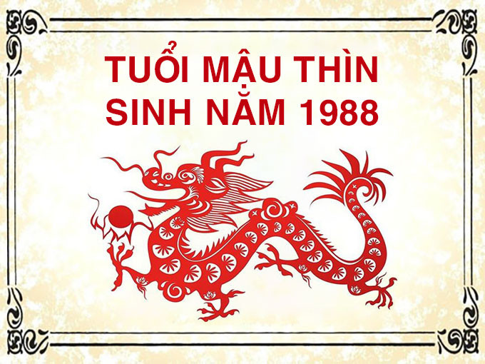 Con số hợp tuổi Mậu Thìn 1988