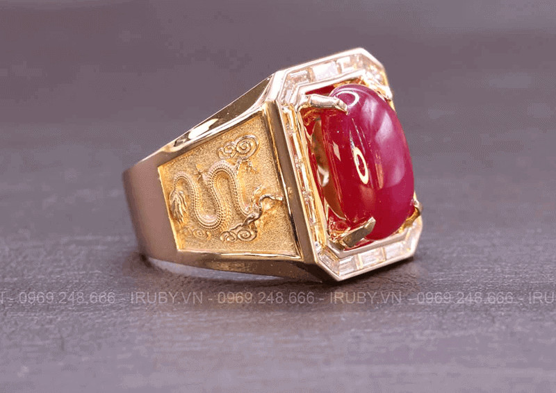 Đá quý Ruby và các vật phẩm phong thủy giúp nam Bính Tuất tăng cường vận khí
