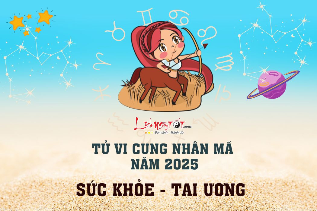 Dự báo sức khỏe cung Nhân Mã năm 2025