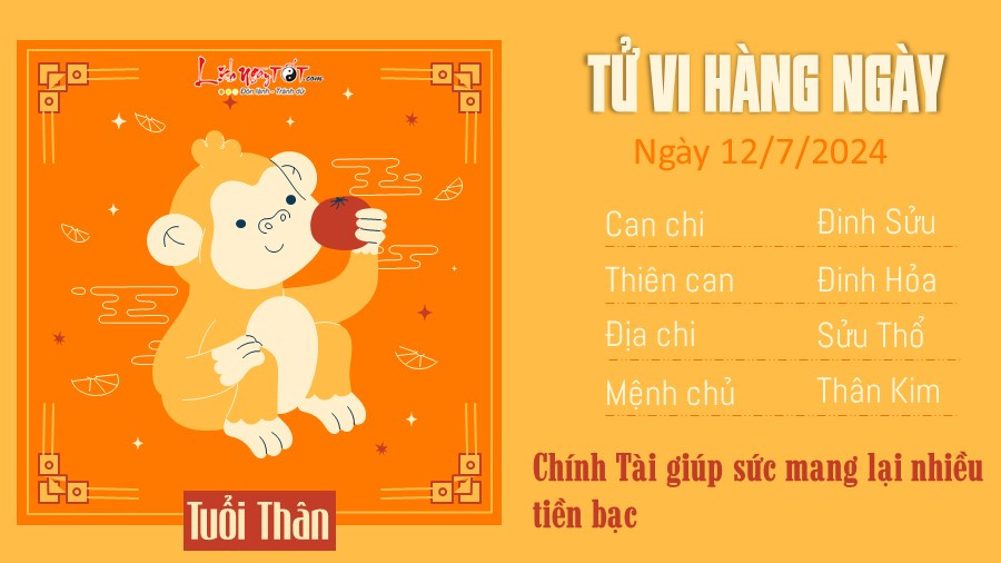 Dự báo tử vi tuổi Thân ngày 12 tháng 7, công việc thăng tiến