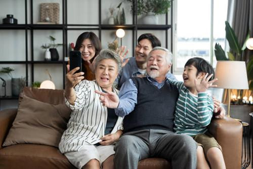 Gia đình an yên hạnh phúc