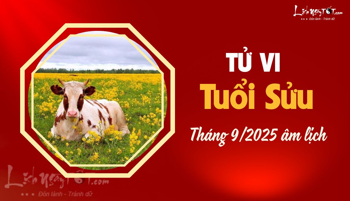 Hình ảnh con trâu thể hiện vận mệnh tuổi Sửu trong tử vi tháng 9 âm lịch 2024