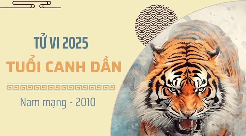 Hình ảnh minh họa sự tương khắc của can chi ảnh hưởng đến tử vi tuổi Canh Dần 2010 nam mạng năm 2025