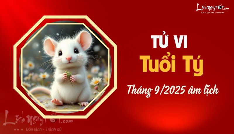 Hình ảnh mô tả vận trình chiêm tinh tuổi Tý trong tháng 9