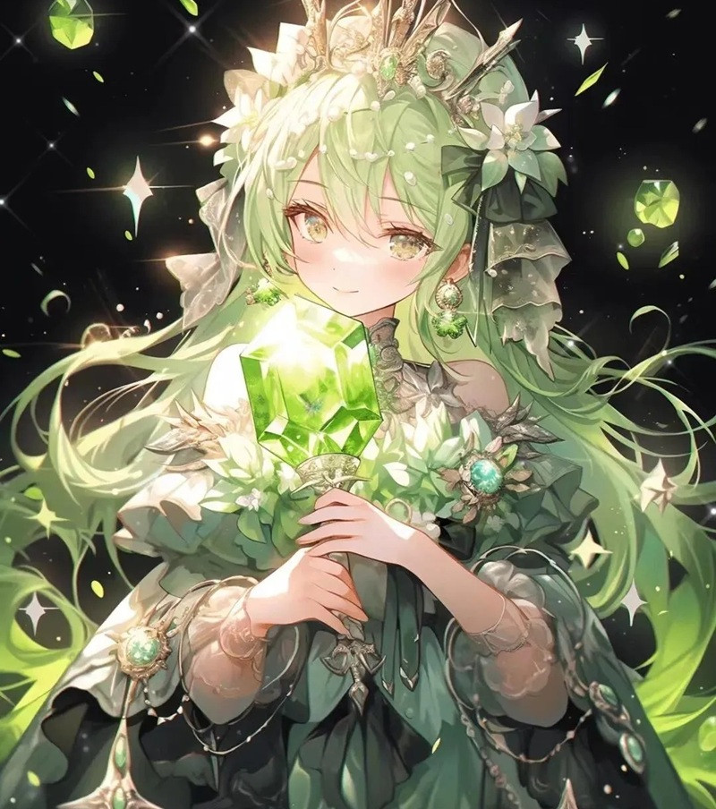 Hình ảnh nữ anime cung Sư Tử mạnh mẽ và quyền lực