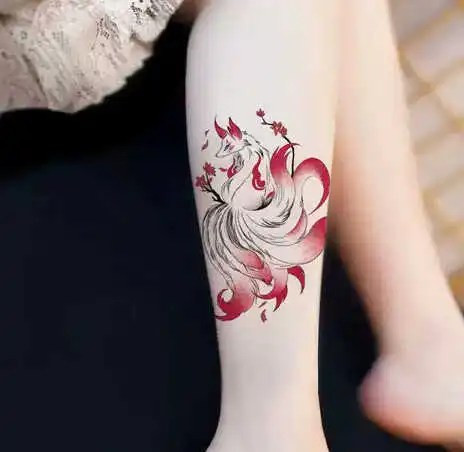 Hình xăm Hồ Ly cho nữ mang vẻ đẹp duyên dáng