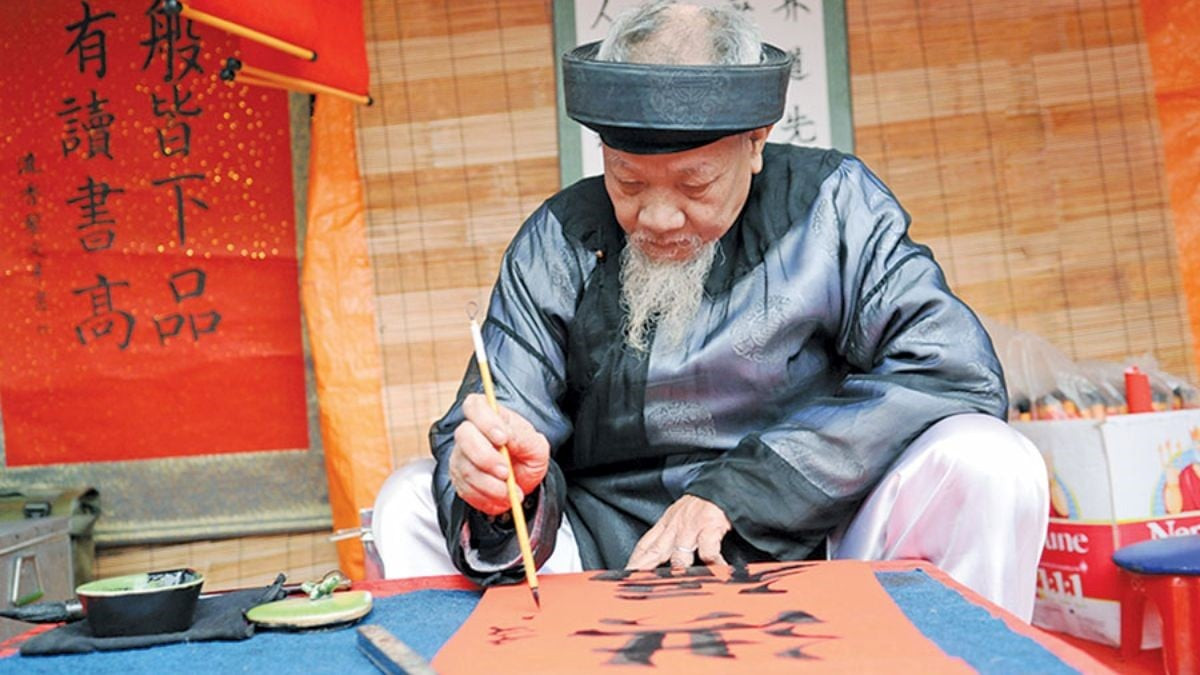 Khai bút đầu năm tượng trưng cho sự khởi đầu mới