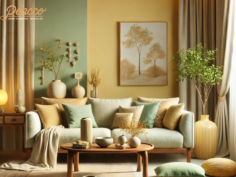 Không gian nội thất hợp mệnh Thổ