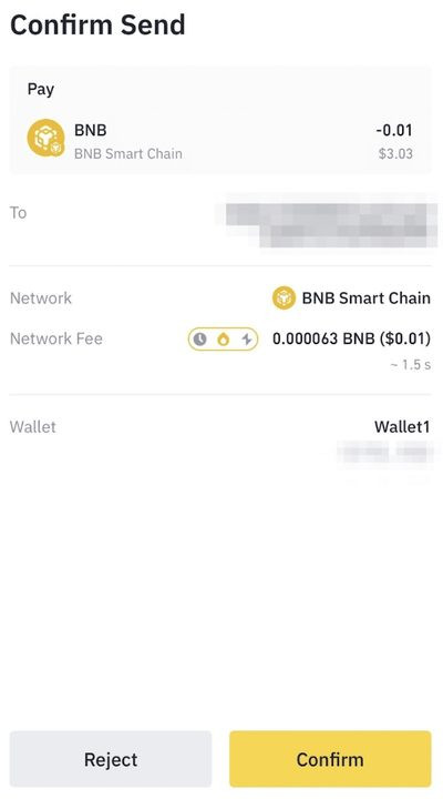 Kiểm tra lại thông tin gửi token từ ví Web3 trước khi xác nhận