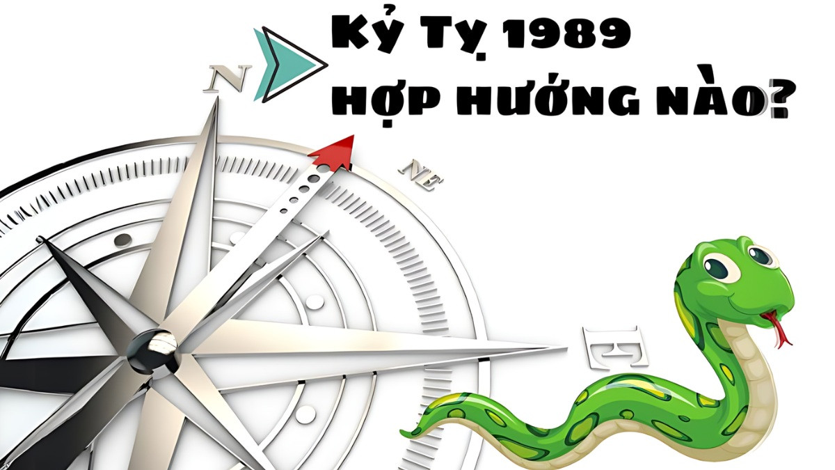 La bàn phong thủy chỉ hướng nhà tốt cho 1989