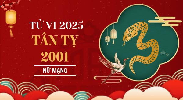 Lá số xem tử vi tuổi Tân Tỵ nữ mạng năm 2025