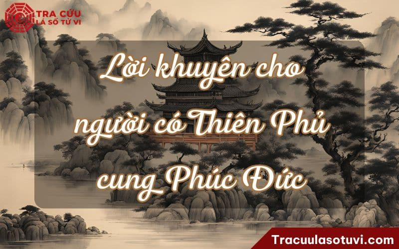 Lời khuyên chi tiết cho người có phúc đức tử vi Thiên Phủ, duy trì phước báu